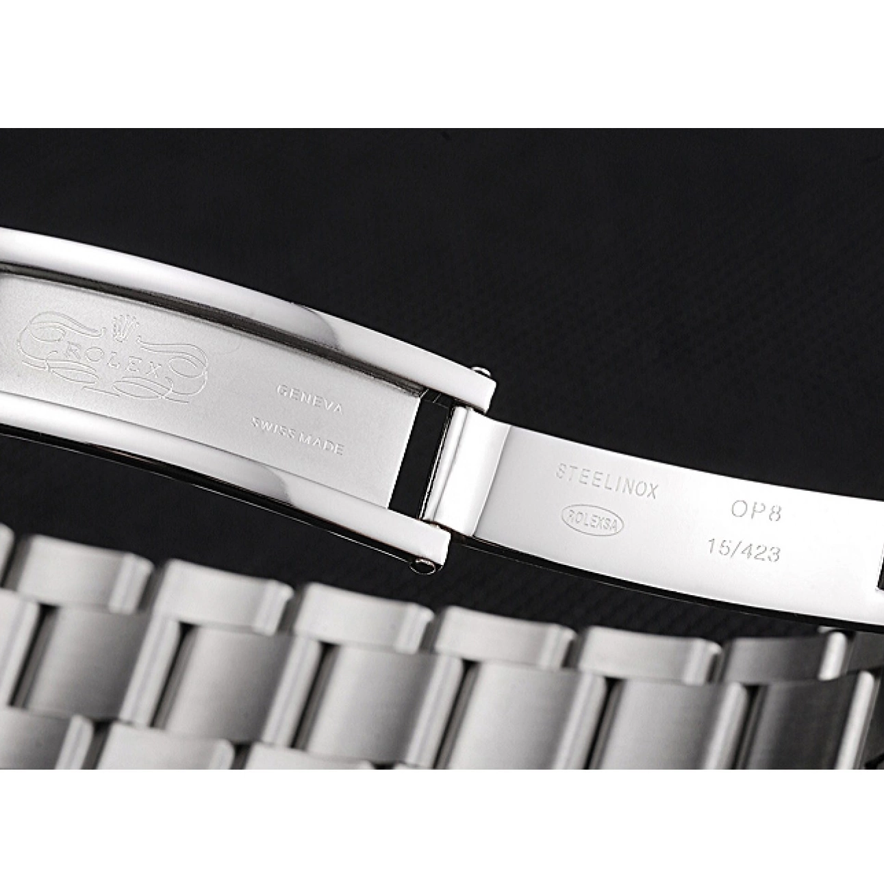AAA replica watch Rolex 622837 Stainless Dial Bracelet Steel Black Case Dwellerr Sky And 0806